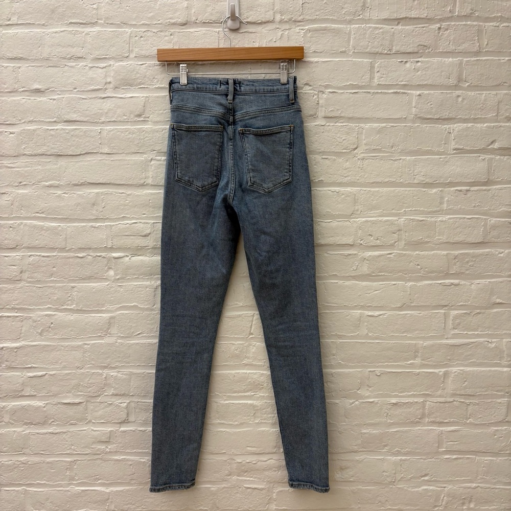 AGOLDE || Pinch Waist Jeans in Debut Blue Wash 24 - Picture 4 of 10